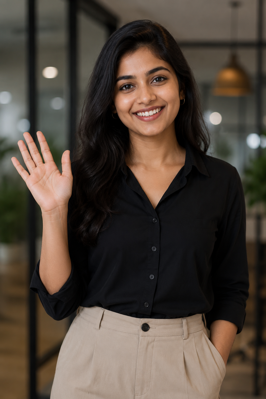 AstraKlips team member waving hello